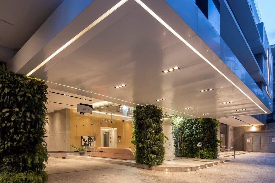 Llegada y lobby — Velure